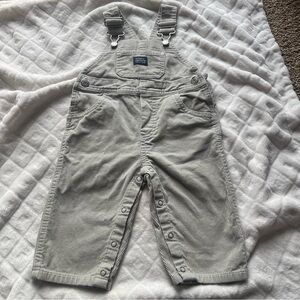 Carter’s baby infant tan corduroy overalls size 9-12 months